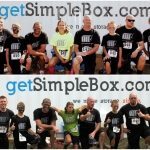 Mud Run racers before and after
