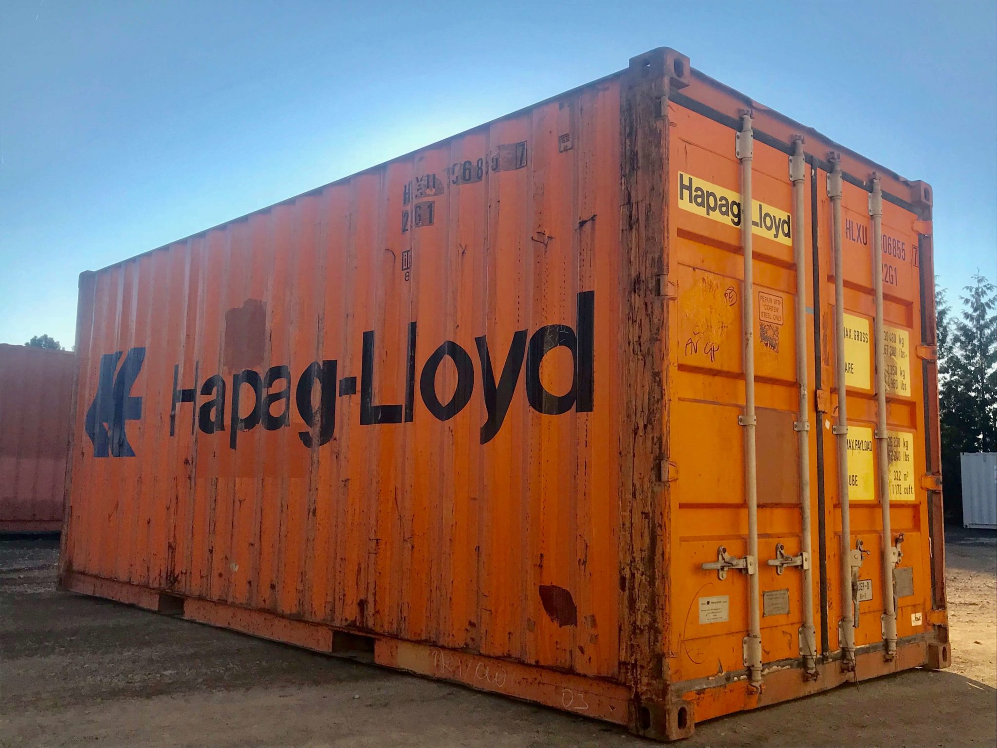 20 ft used shipping container