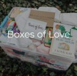 Boxes of Love box filled with necessities for foster kids