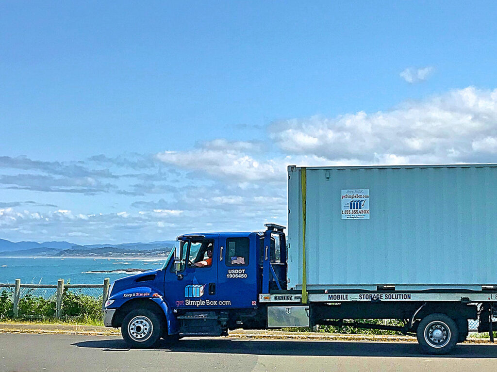 Local Simple Box delivery on Oregon coast
