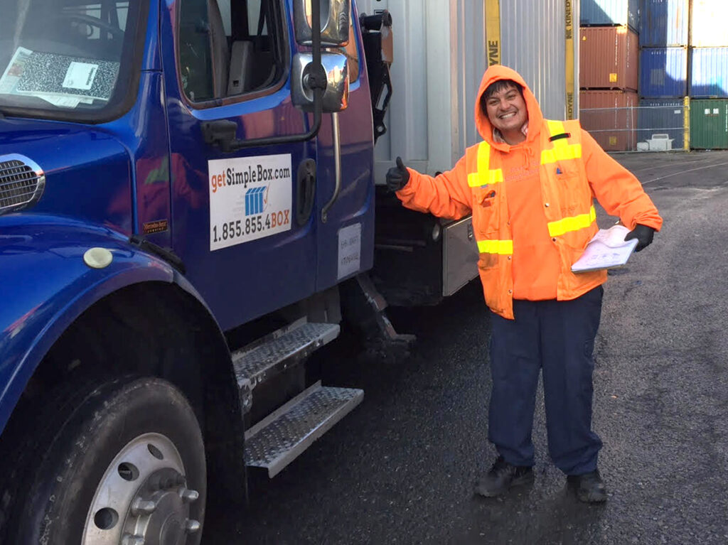 Local Seattle Area worker in the port