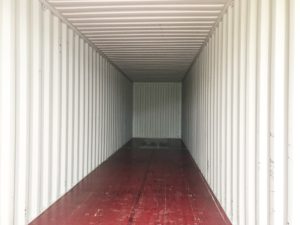 40 foot High Cube container interior