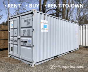 Light gray Shipping Container