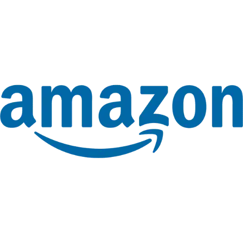 dark blue Amazon logo