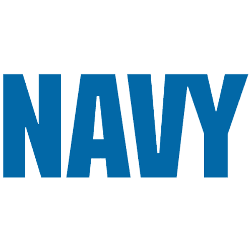 dark blue Navy logo