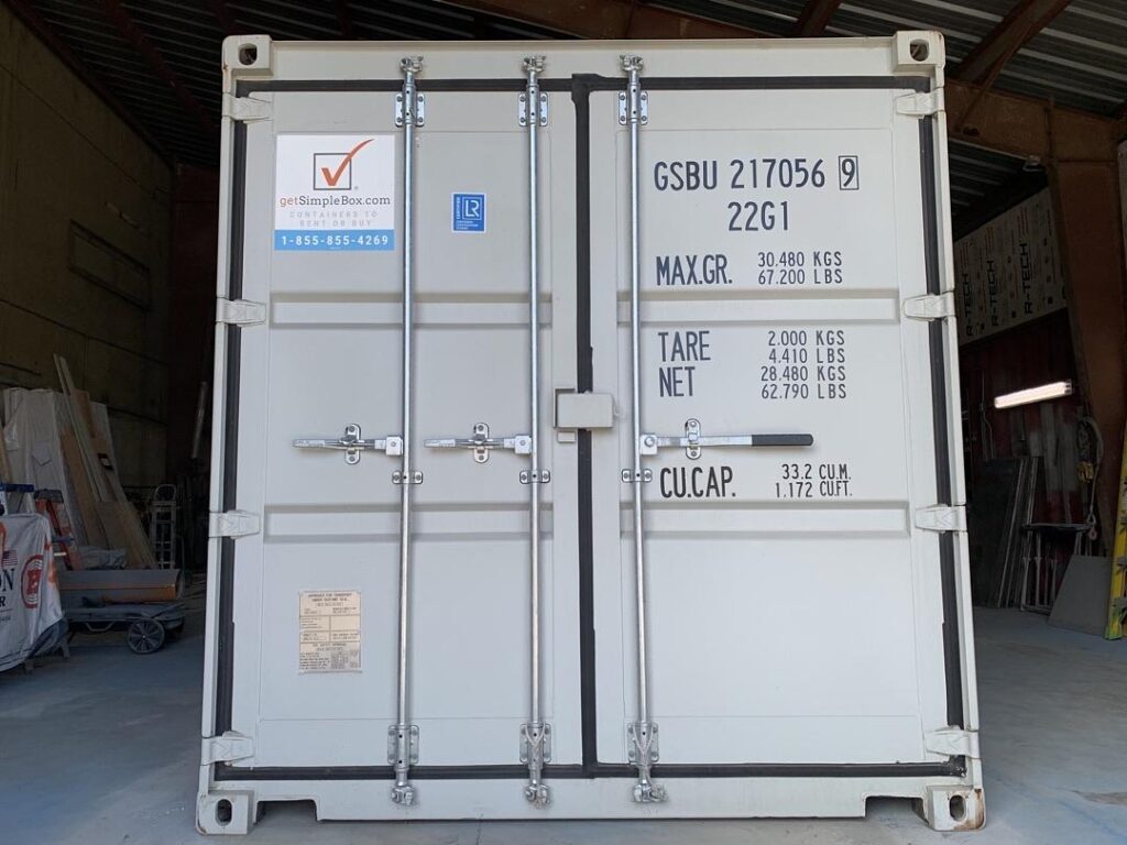20 foot Conex Container Office cargo doors Get Simple Box