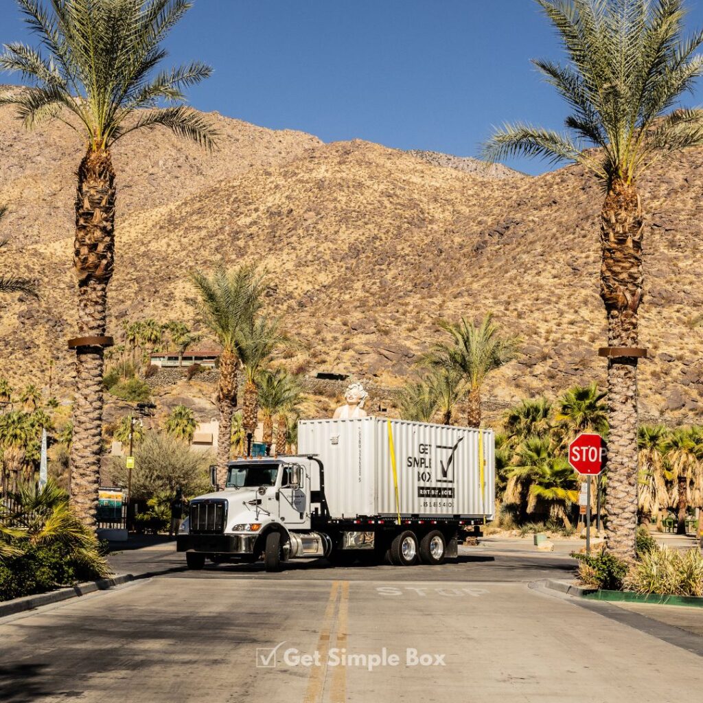 Portable Storage Moving Containers from Get Simple Box of Palm Springs