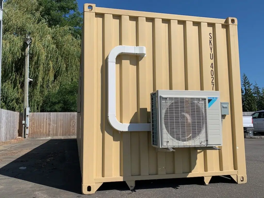 Shipping Container Air Conditioning Modification Installation Get Simple Box
