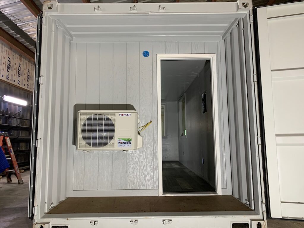 Shipping Container Air Conditioning Modification Installation Get Simple Box 4