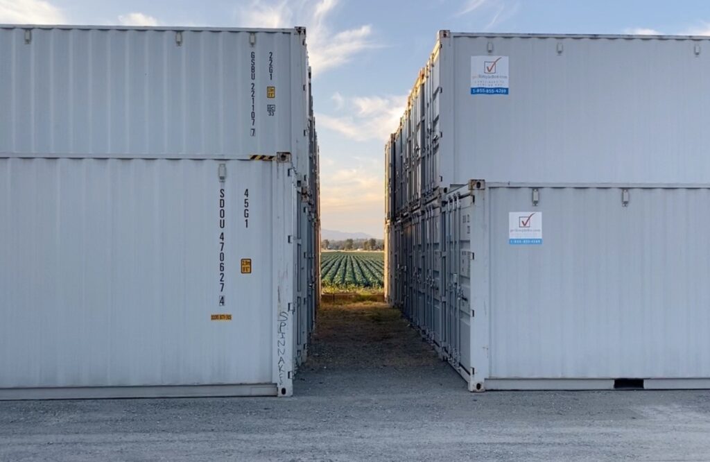 Sunset with different shipping containers shipping container dimensions