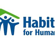 Habitat for Humanity Logo for giving back community partnerships get simple box