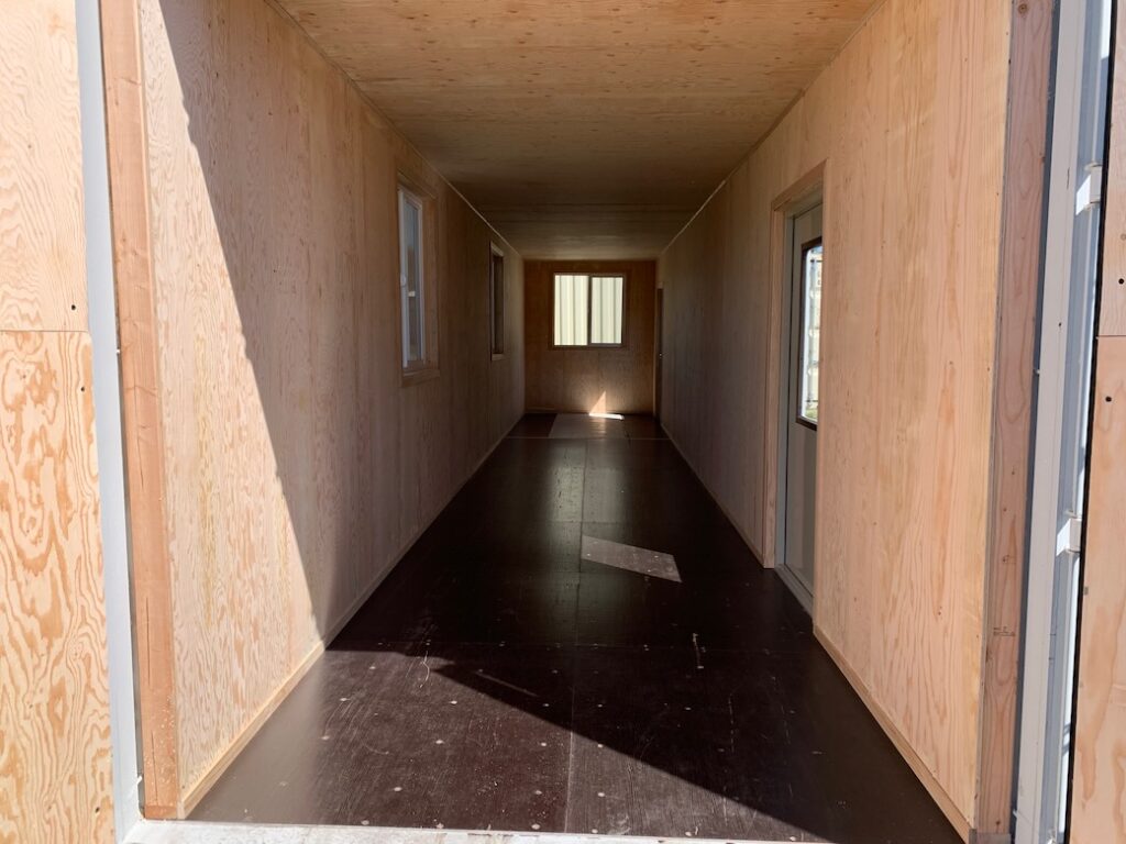 Shipping Container Modification Interior Framing Insulation and Sheeting Get Simple Box