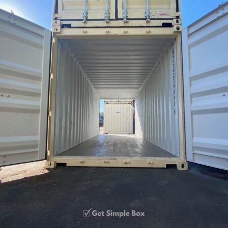 20 foot double door shipping container get simple box