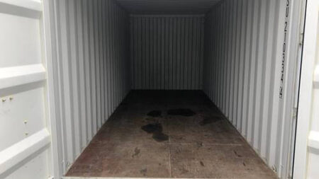 20ft used shipping container by Get Simple Box Flooring