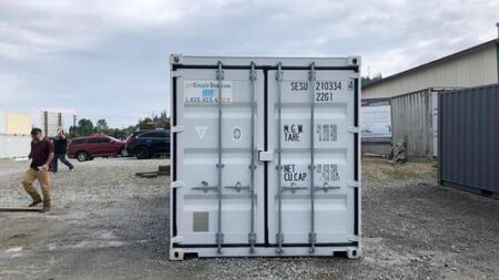 20ft used shipping container by Get Simple Box Front Doors