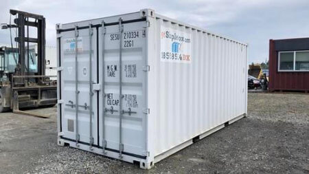 20ft used shipping container by Get Simple Box side exterior view