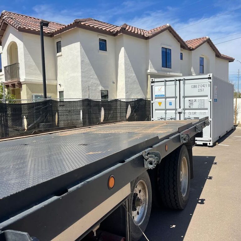 Portable Storage Container Rental for construction restoration and renovation Get Simple Box of Phoenix Arizona