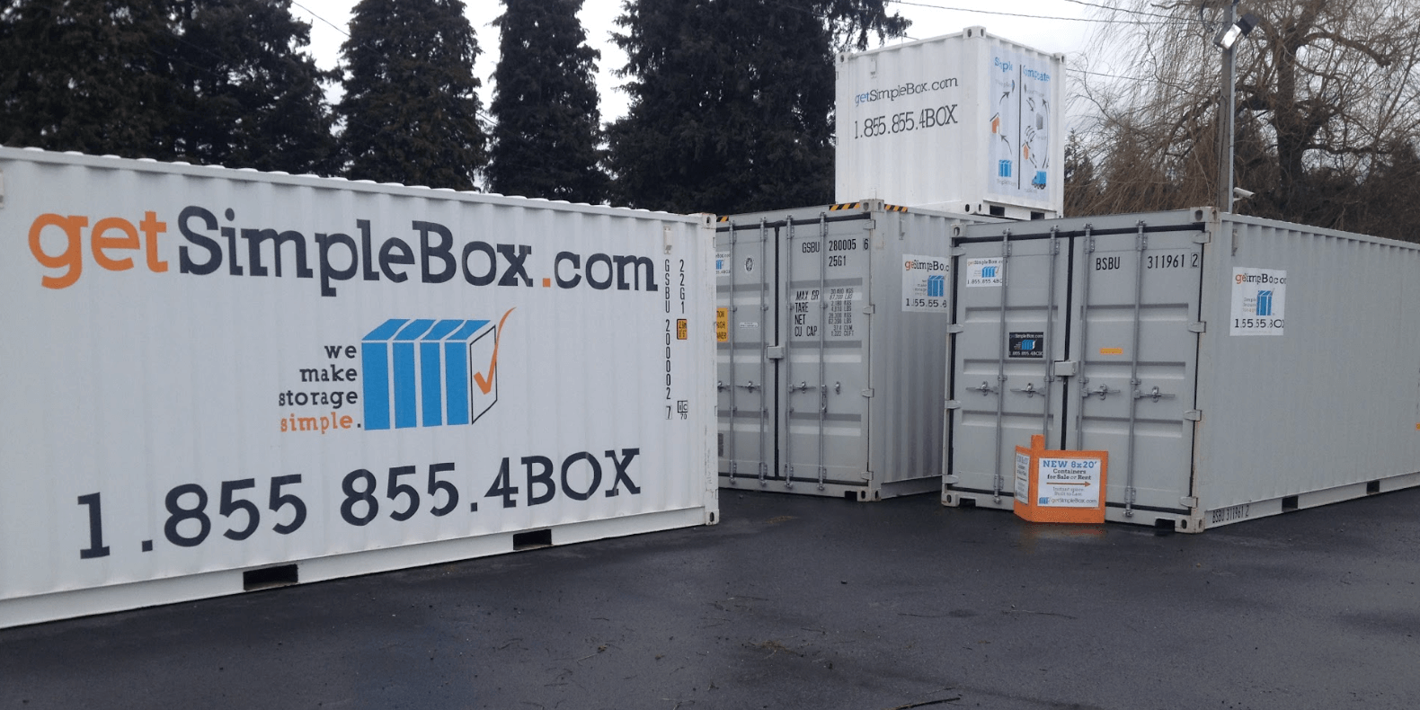 Get Simple Box yard with different shippingcontainer sizes.