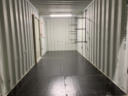 Upgraded sales office container