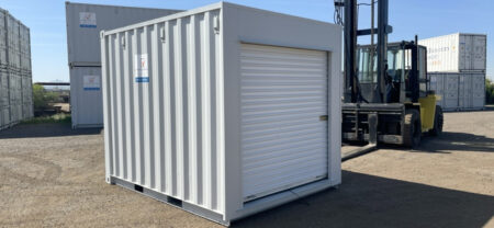 10 ft container with roll up door at Get Simple Box yard