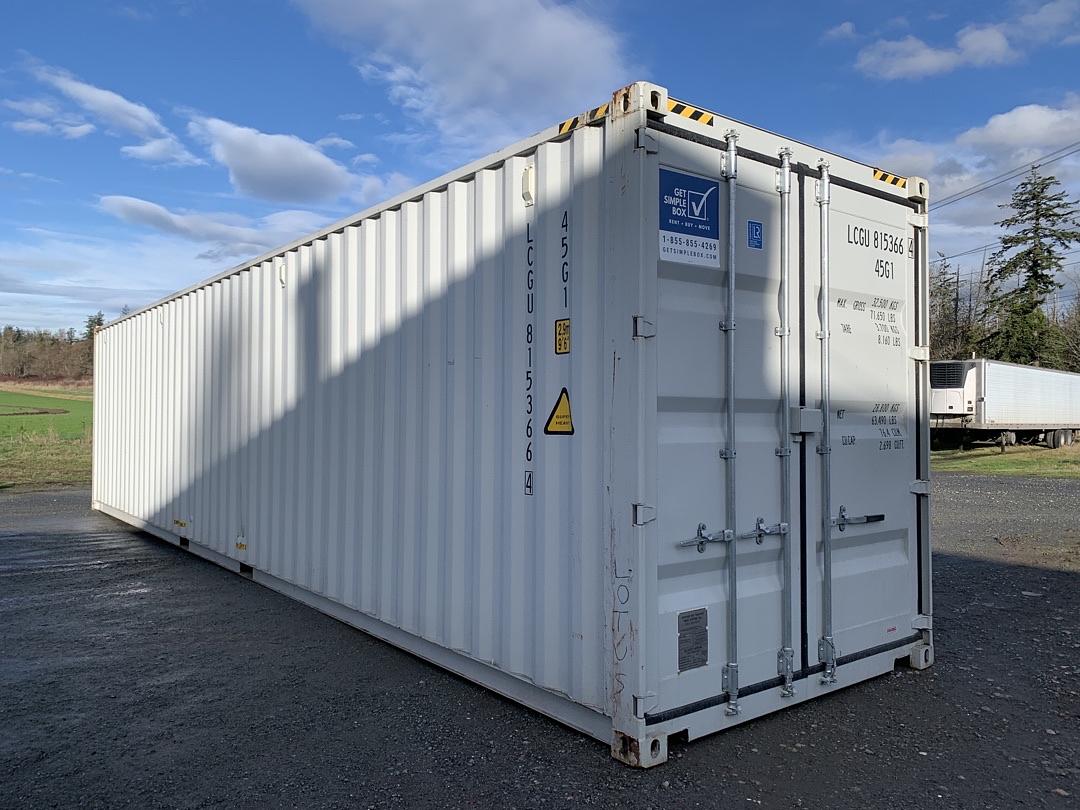 40 ft HC container with Get Simple Box