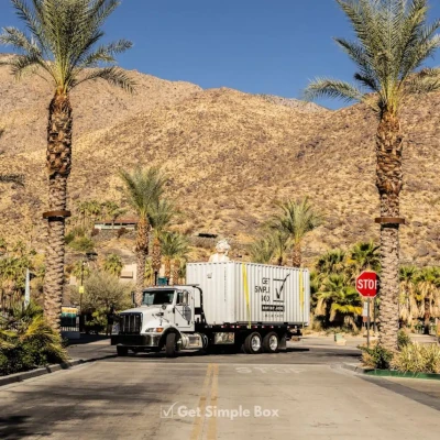 Portable moving containers