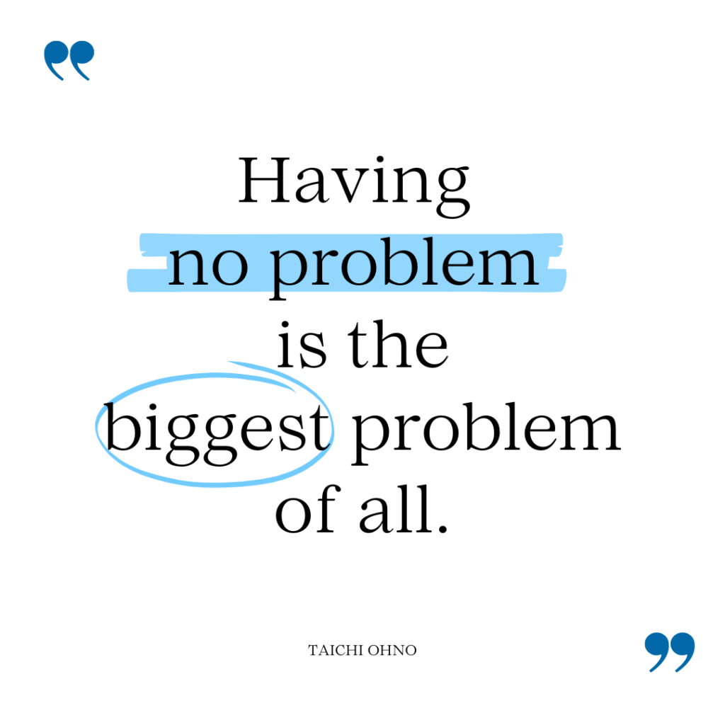 3 questions no problem big problem quote