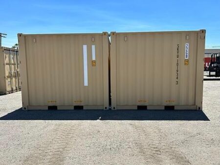 10 Foot Shipping Container Rental in Palm Springs Side by Side