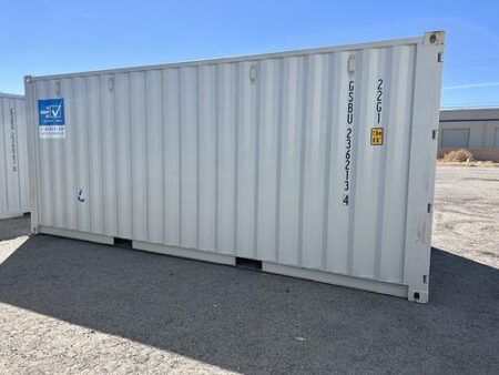 20 Foot Shipping Container Rental in Plam Springs Exterior Angle