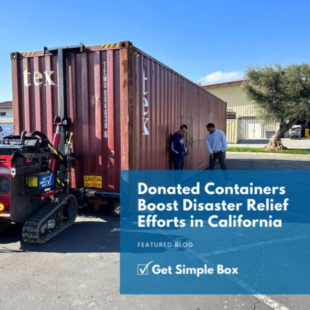 Donated Containers from Get Simple Box Boost Disaster Relief Efforts in Southern California