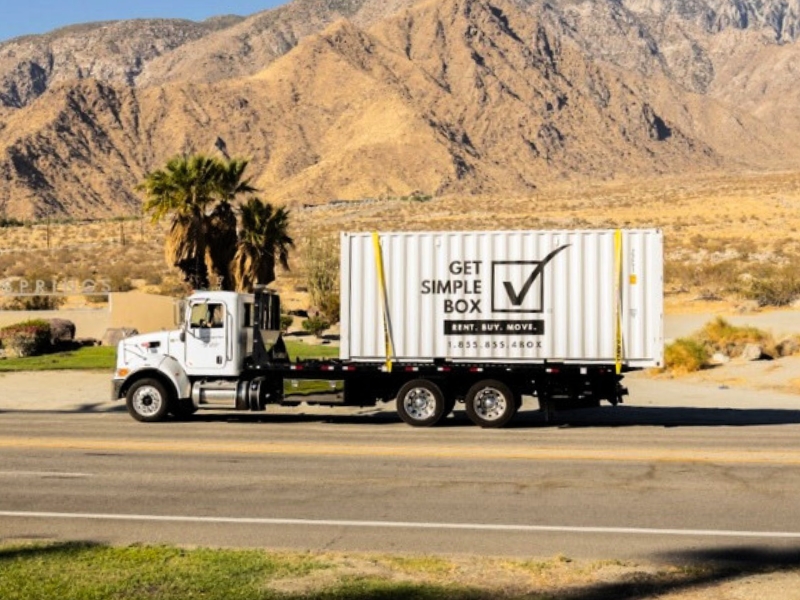 Moving Container temporary storage at Get Simple Box