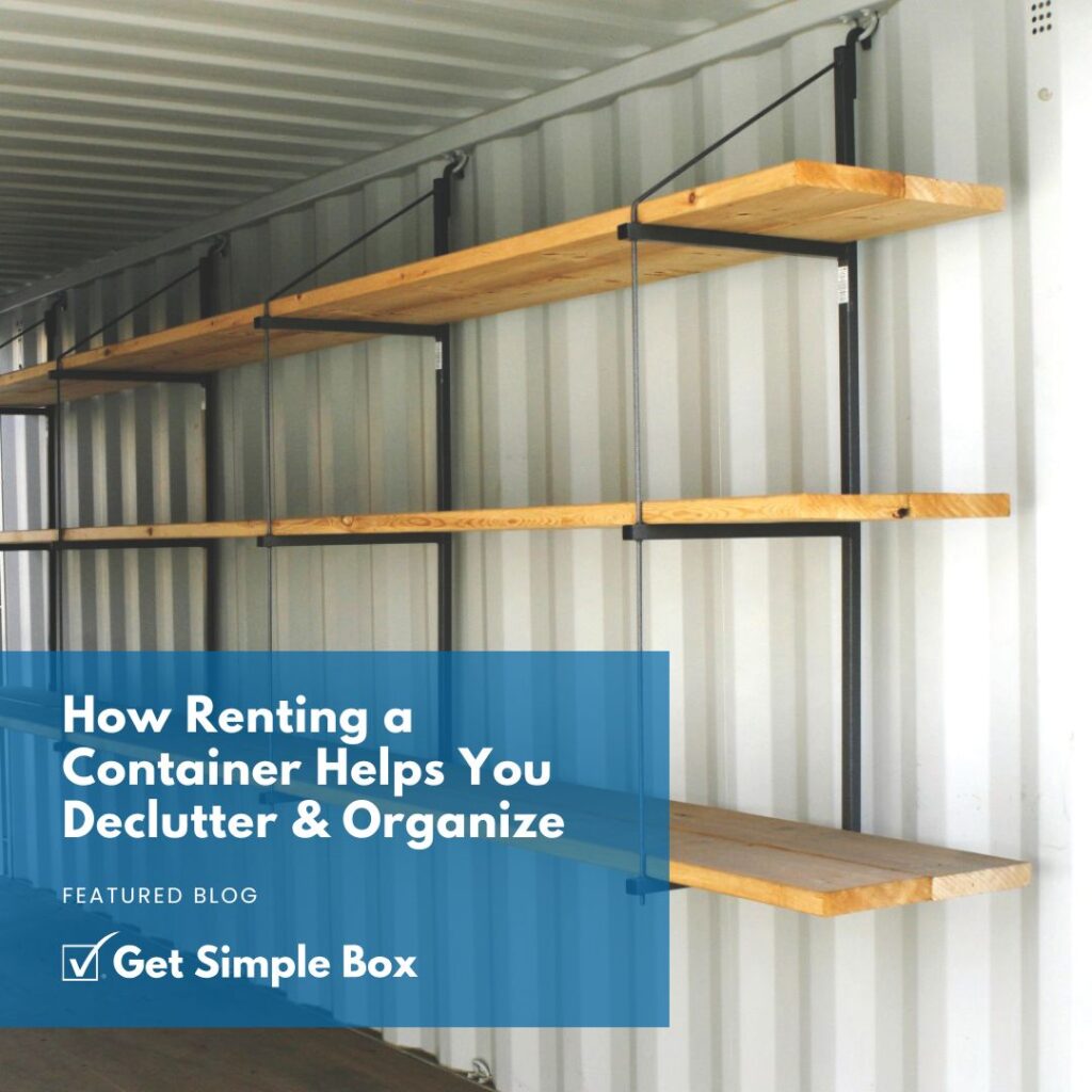 Renting a Container with Get Simple Box