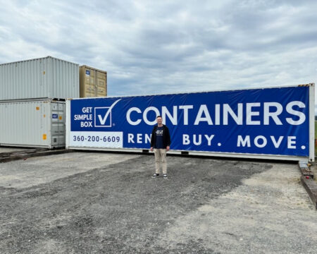 Shipping Container Get Simple Box Storage Containers available for sale Burlington Washington
