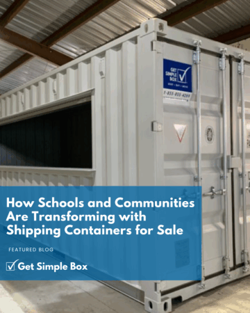 Get Simple Box is transforming schools and communities with shipping containers for sale