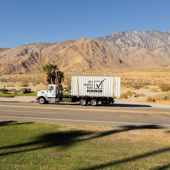 Roll Up Door Portable Storage Containers in Palm Springs California