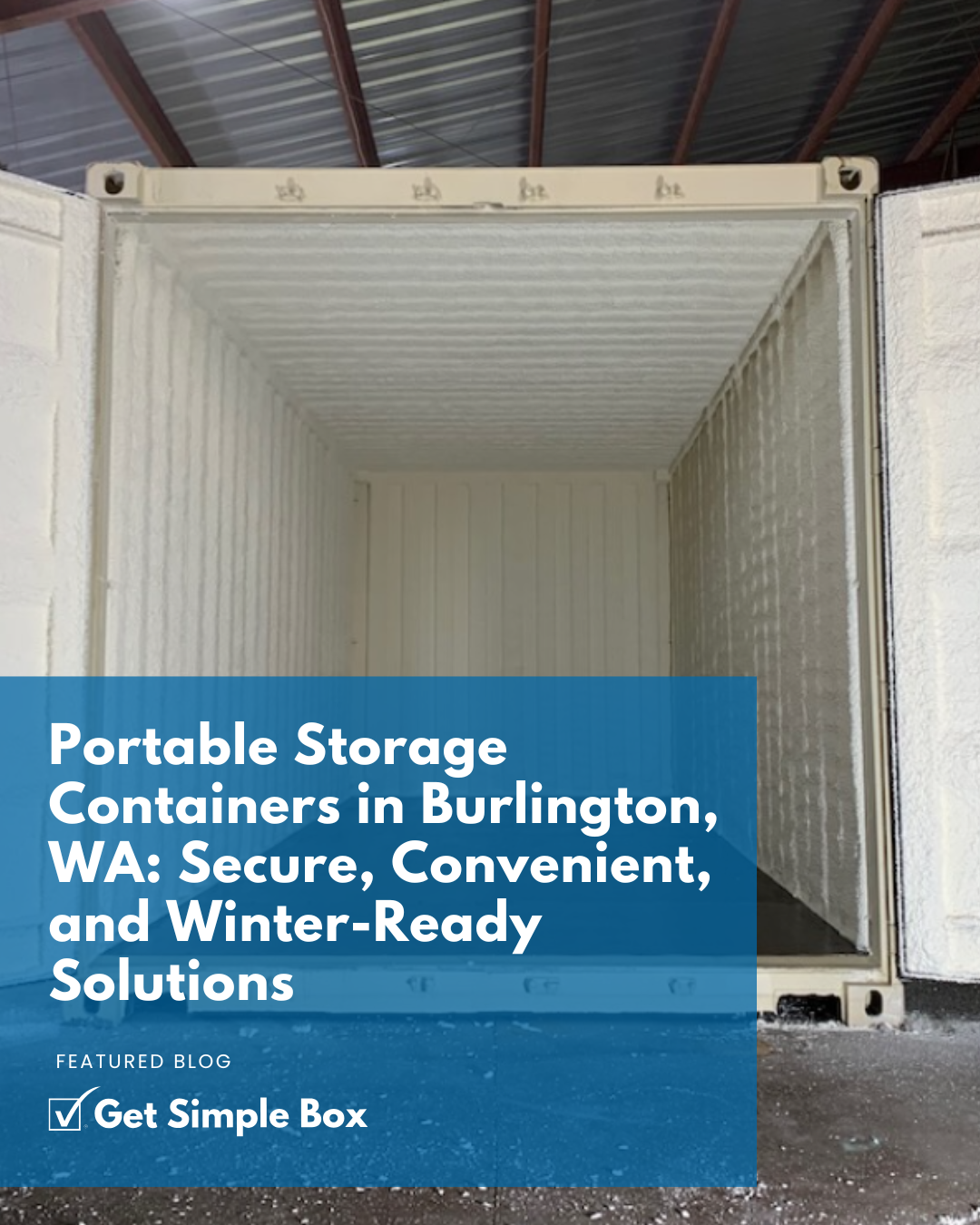 Portable Storage Containers in Burlington, WA