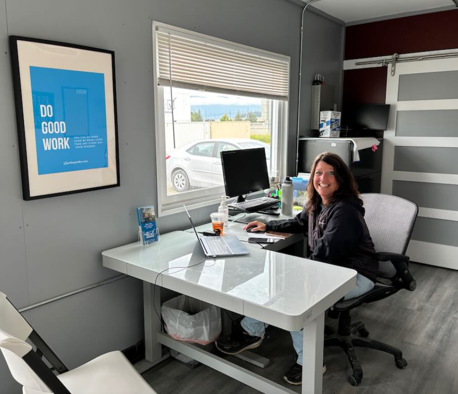 The Get Simple Box team at our Burlington office will help customers choose the right storage container rental or purchase option