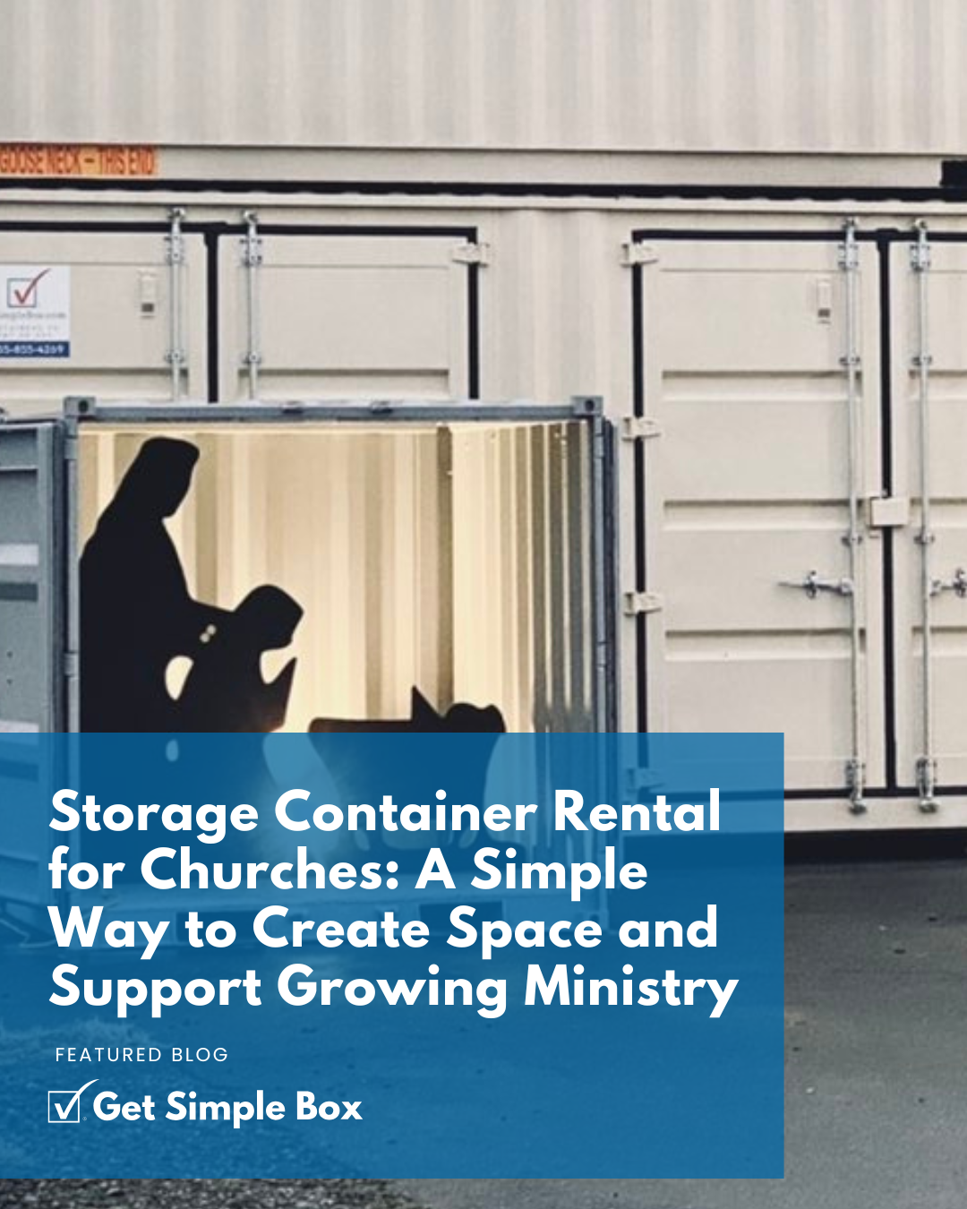 storage container rental for churches used for seasonal décor