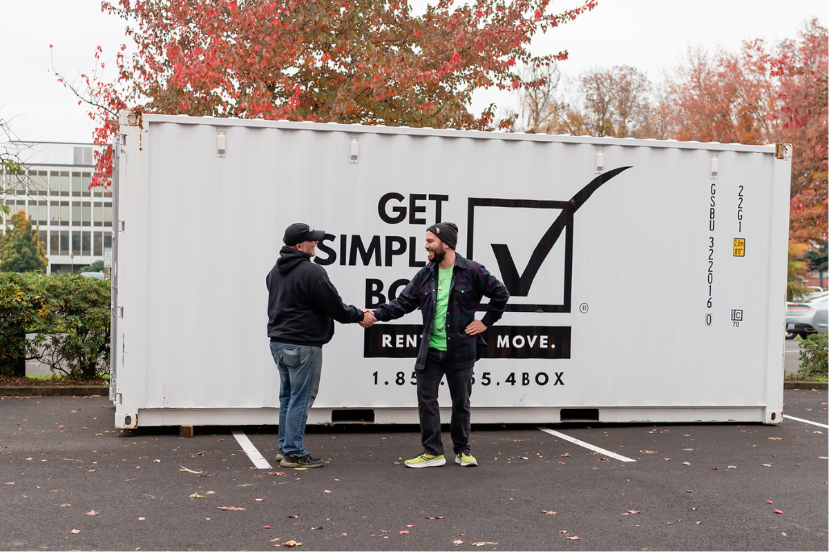 Another successful, local storage container rental in Eugene, OR