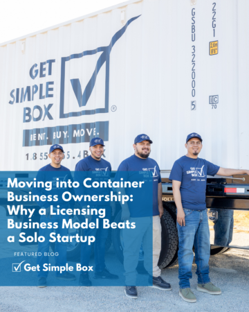 Building long-term wealth with a proven portable storage business model instead of starting from scratch.
