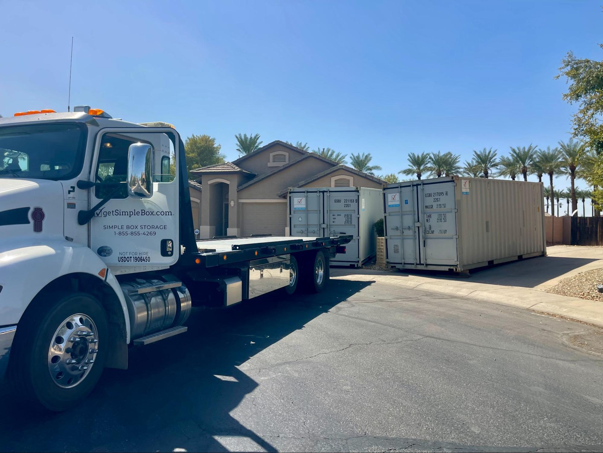 Portable storage container delivery in McMinnville OR