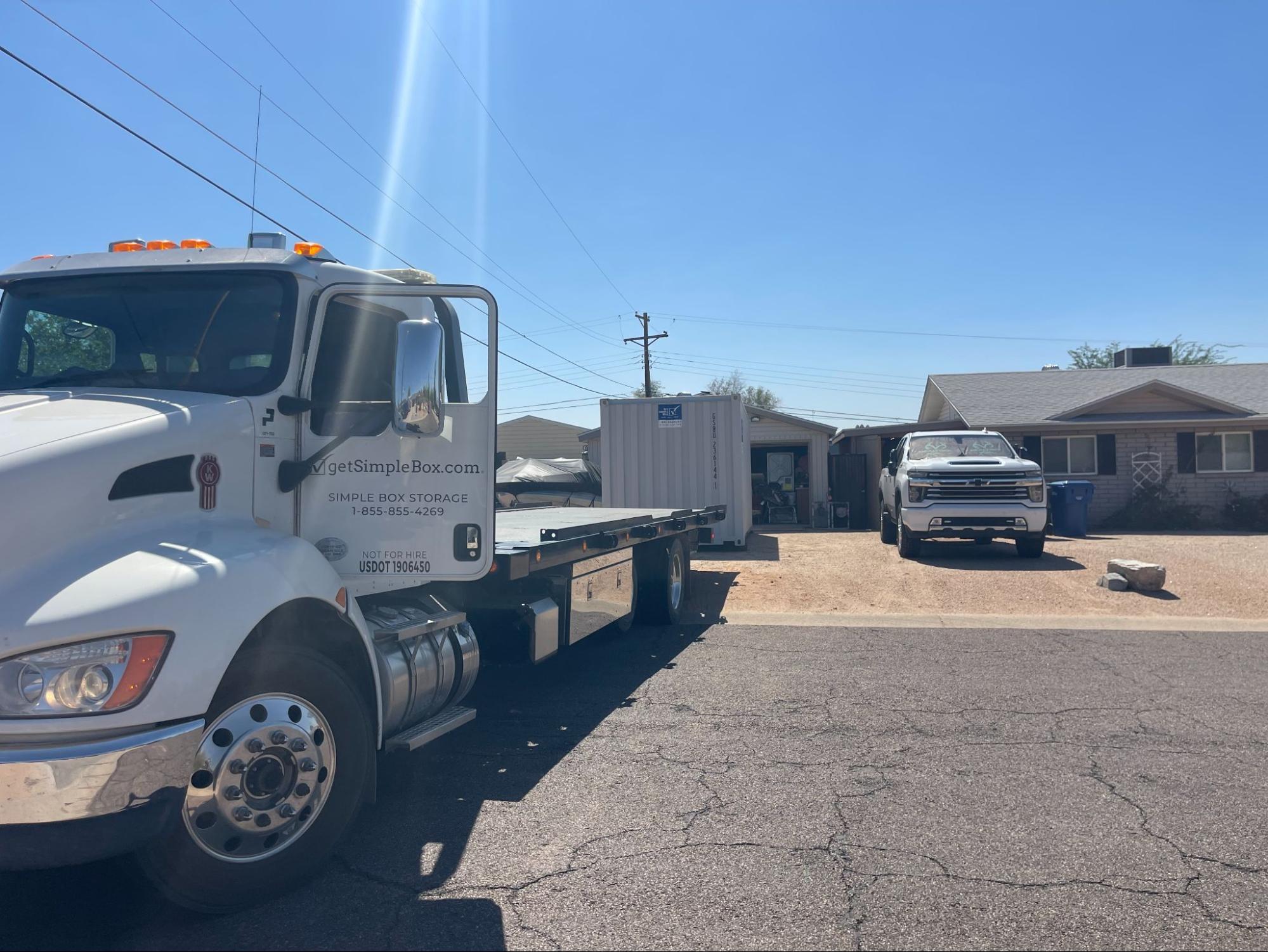 Residential moving and storage with Get Simple Box, showing the versatility of this shipping container franchise alternative