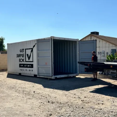 Get Simple Box storage container delivered near a home