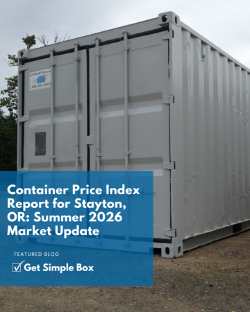 Stayton Container Market Update June 2026 Price Index Report