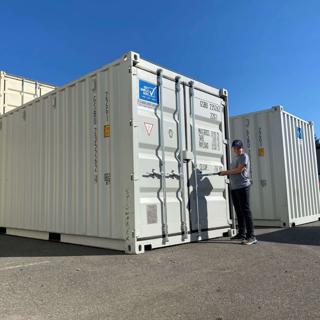 Container collected for move Burlington