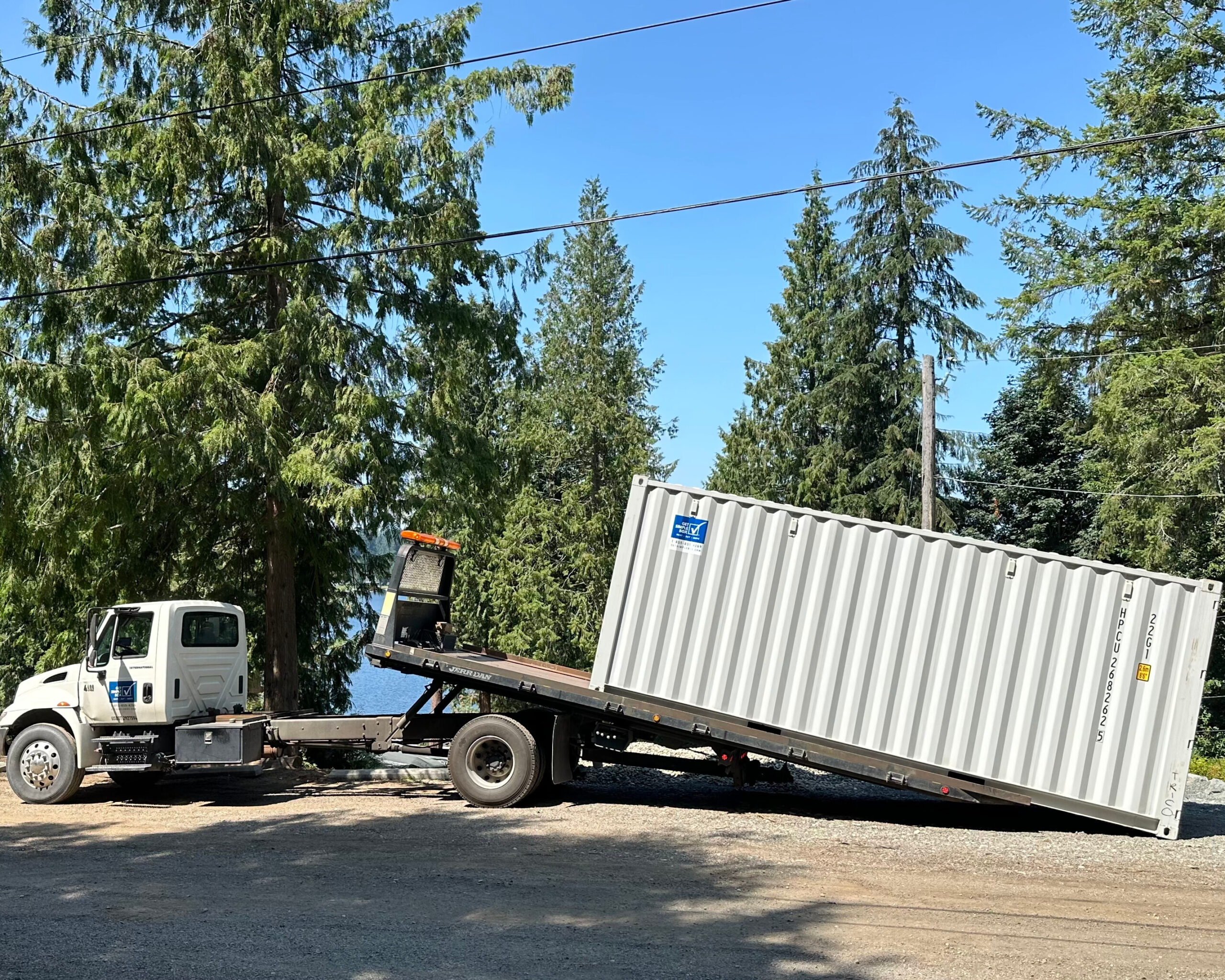 Container ready for delivery Lynden