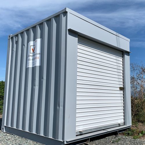 10 foot Shippinh container with cargo door.