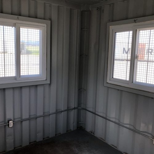 10 ft office container guard shack shipping container