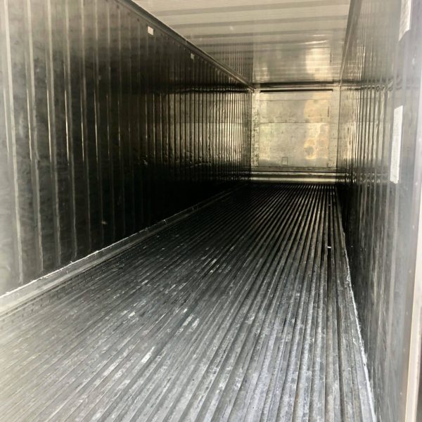 Interior of 40 foot Reefer Container