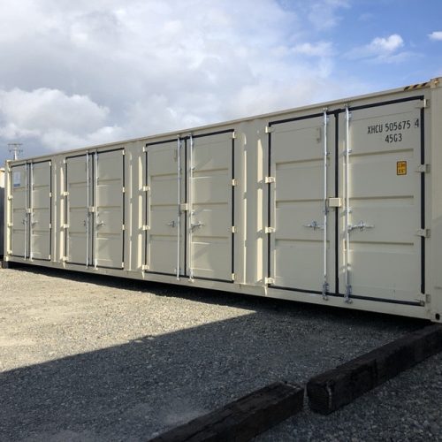 40 Ft High Cube Container with 4 Side Doors with doors closed